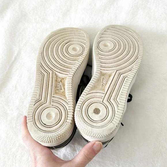 Nike Air Force 1 07 LV8 4 Black Iridescent low top sneakers size 4.5Y/6 women - Picture 8 of 12